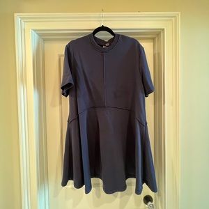 Sweaty Betty Revive T-Shirt Dress, size xl, navy blue